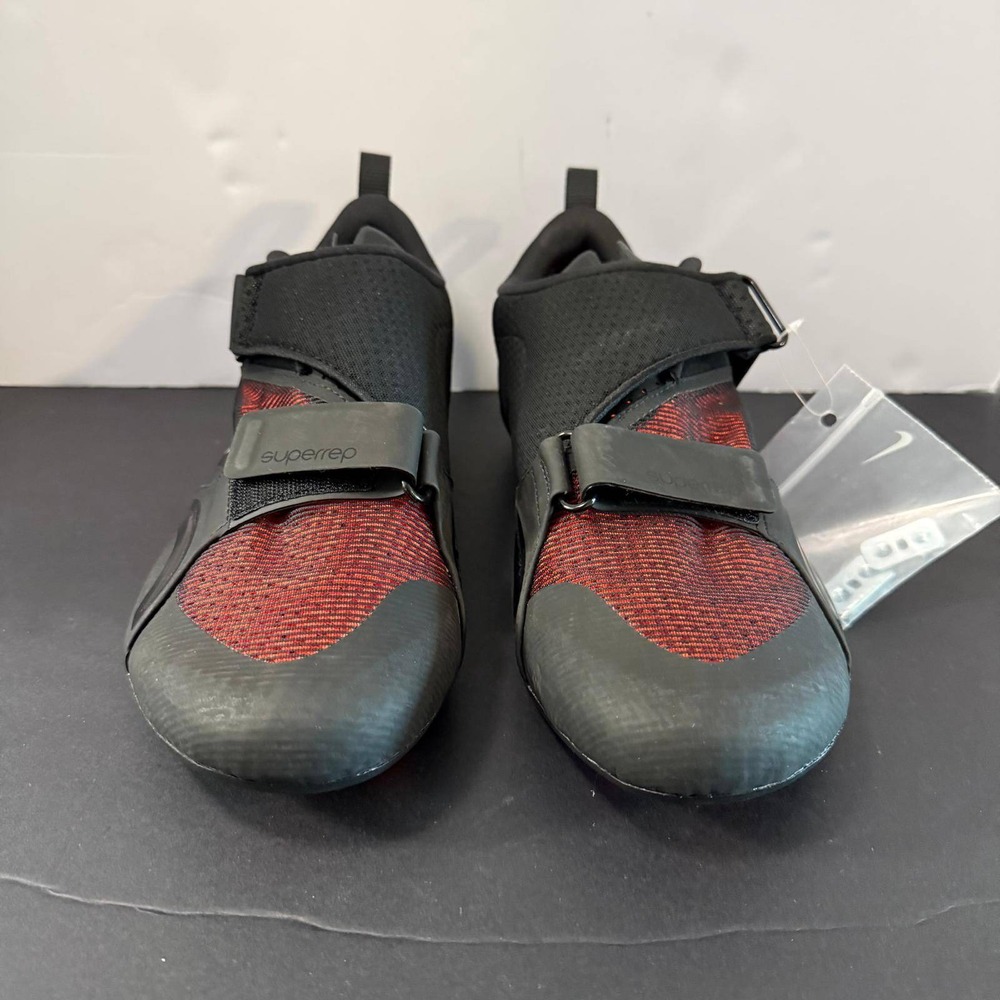 Nike SuperRep Cycle Mens Indoor Cycling Shoes Black Crimson Red 6445008 Size 12 - Picture 6 of 16